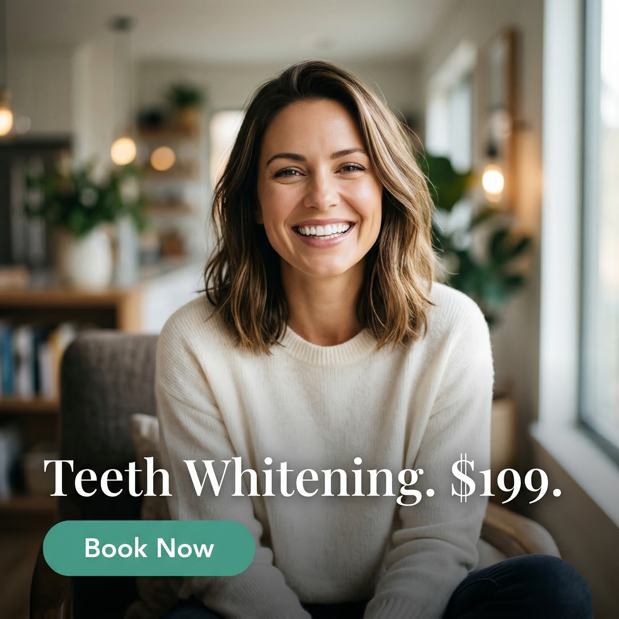 Teeth whitening $199 ad