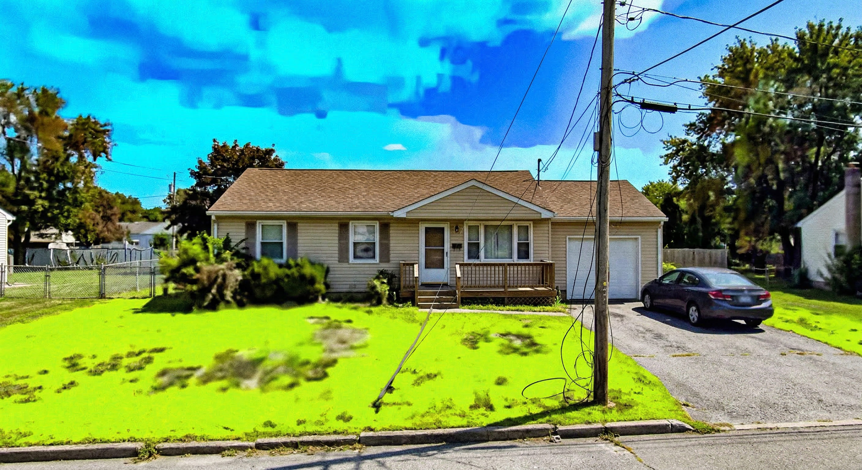 Initial visual concept for home services ad