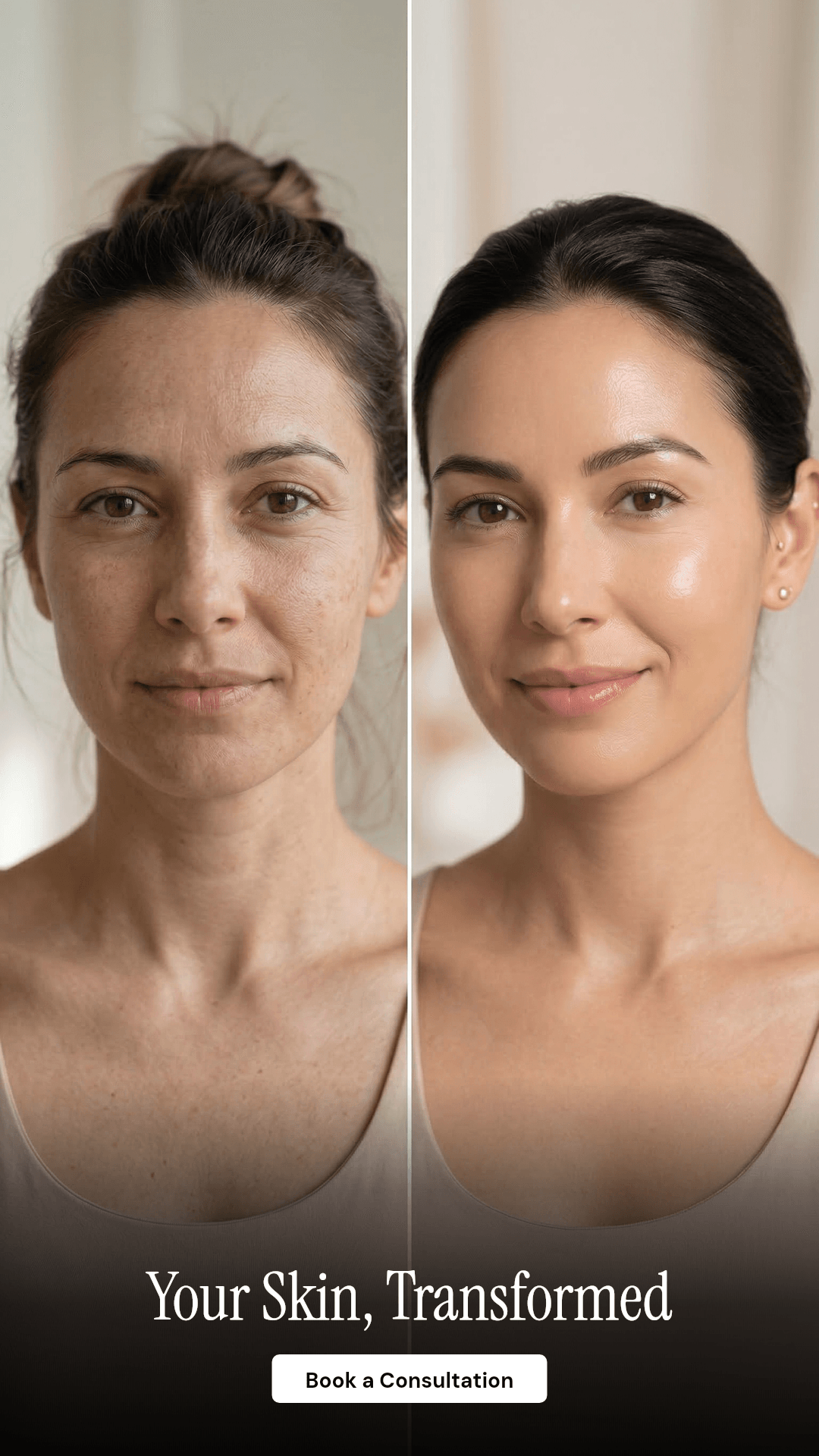 Med spa ad 9:16 format